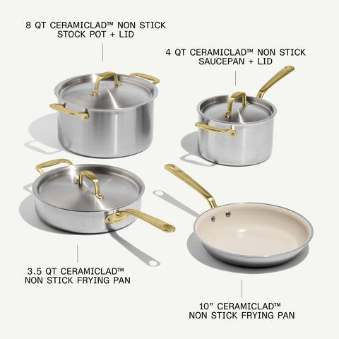 CeramiClad® Non Stick Cookware Set