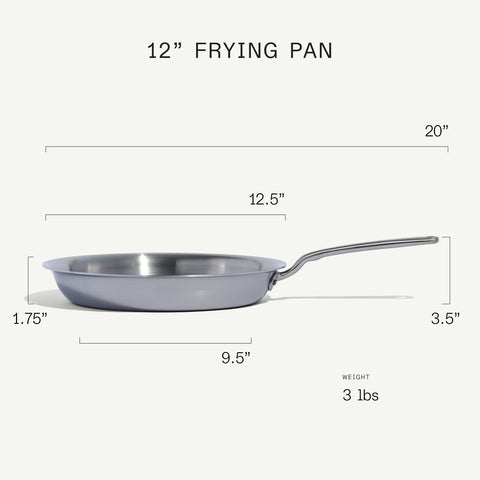 Stainless Clad Frying Pan