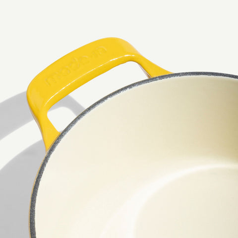 Oval Enameled Cast Iron Dutch Oven