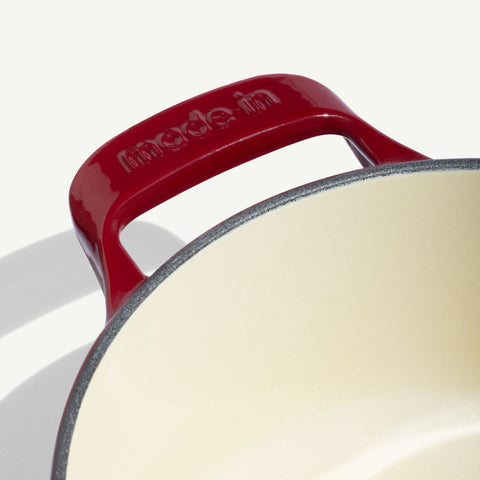 Round Enameled Cast Iron Dutch Oven
