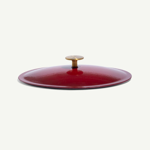 Oval Enameled Cast Iron Dutch Oven