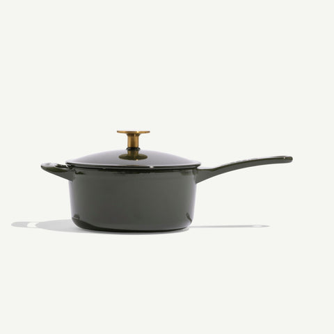 Enameled Cast Iron Saucepan