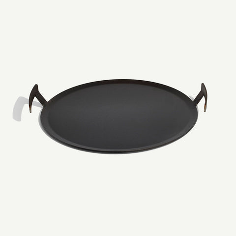 Round Carbon Steel Griddle Set