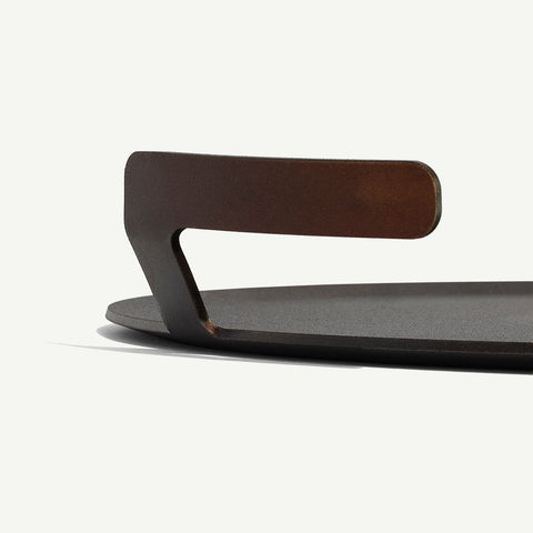 Round Carbon Steel Griddle Set