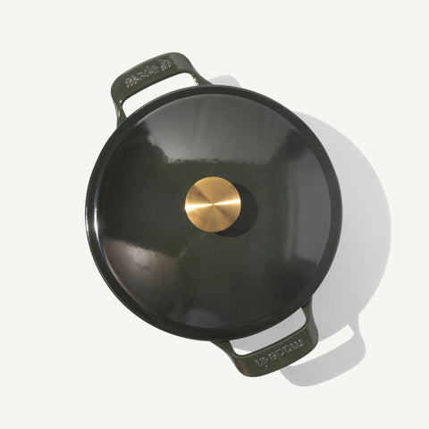 Round Enameled Cast Iron Dutch Oven